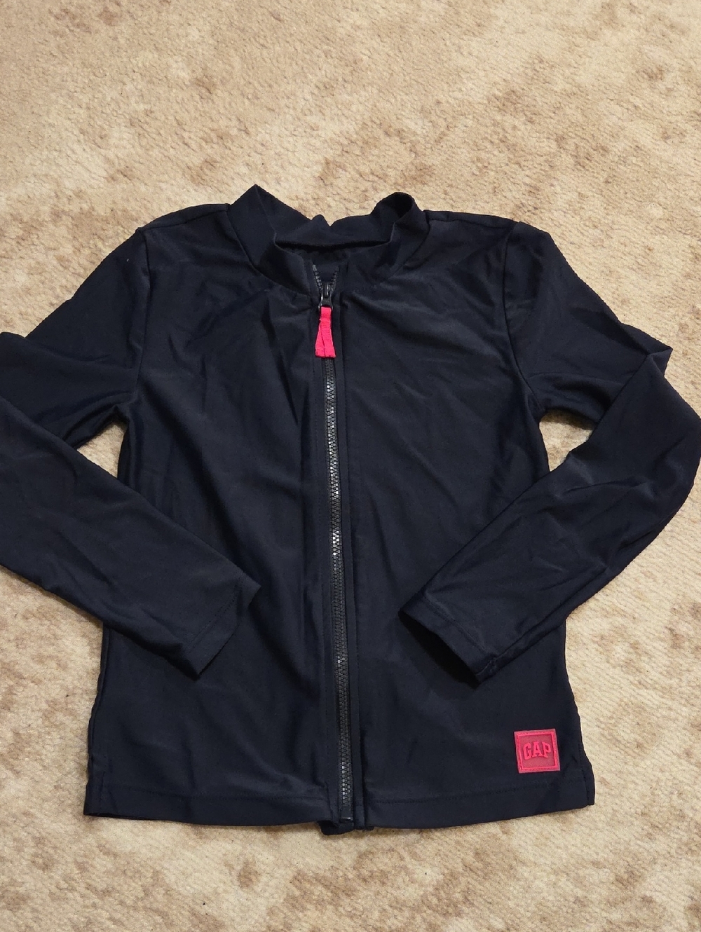 GAP Full Zip Rashguard with Pink Accents